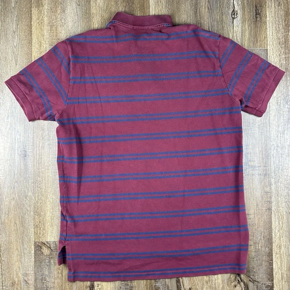 Polo‎ Ralph Lauren Shirt Mens XL Stripe Short Sleeve Pullover Good Fit Casual